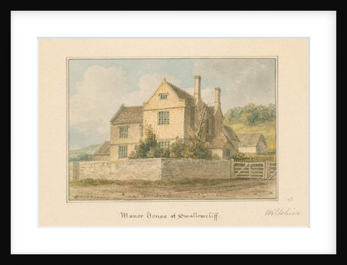 Wiltshire - Swallowcliff Manor House, 1817 by John Buckler