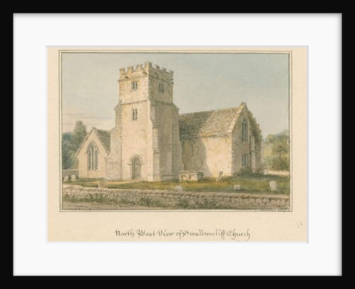 Wiltshire - Swallowcliffe Church, 1817 by John Buckler