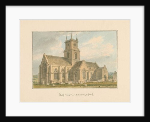 Wiltshire - Tisbury Church, 1804 by John Buckler