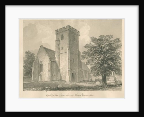 Worcestershire - Hampton Lovett Church by John Chessell Buckler