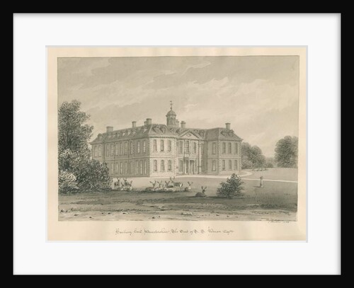 Worcestershire - Hanbury Hall by John Buckler