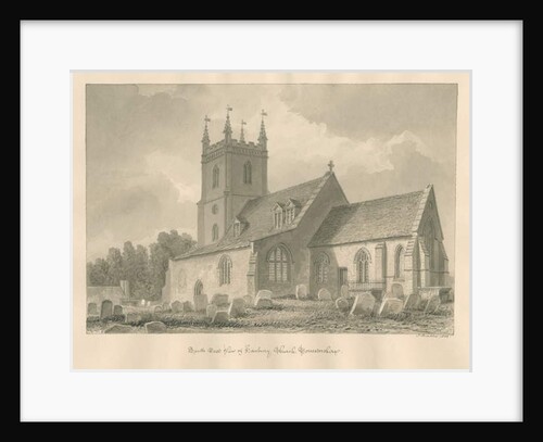 Worcestershire - Hanbury Church by John Buckler