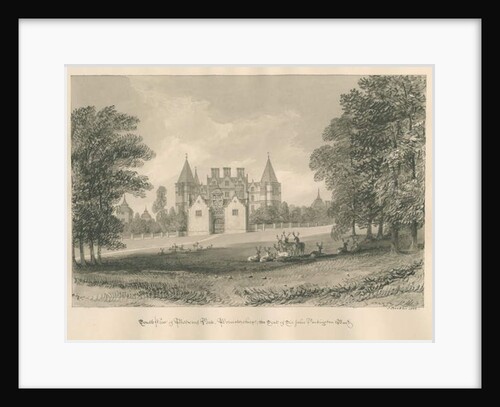 Worcestershire - Westwood Park: sepia drawing, 1833 by John Buckler