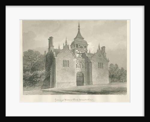 Worcestershire - Westwood Park - Entrance Gate by John Chessell Buckler