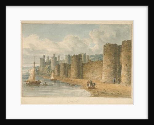 Wales - Carnarvonshire - Conway Castle, 1810 by John Chessell Buckler