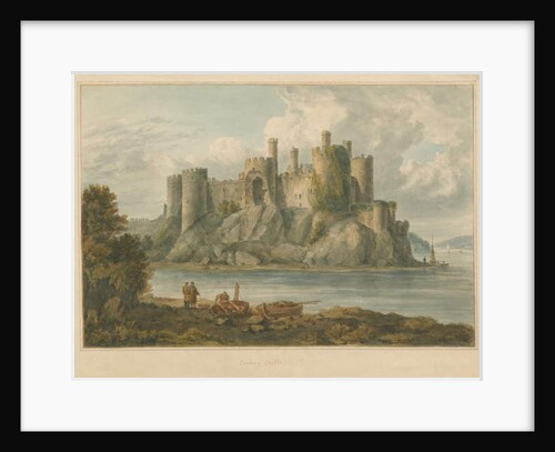 Wales - Carnarvonshire - Conway Castle, 1810 by John Chessell Buckler