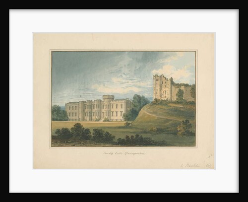 Wales - Glamorganshire - Cardiff Castle, 1815 by John Buckler