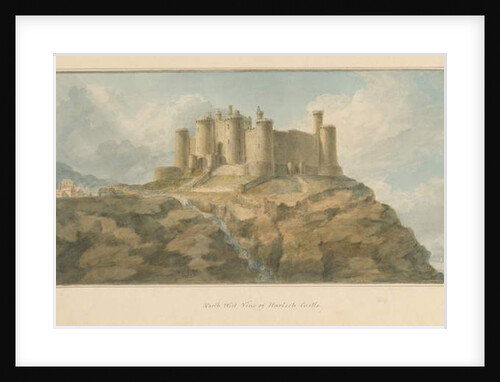 Wales - Mouthshire - Harlech Castle, 1800 by John Chessell Buckler