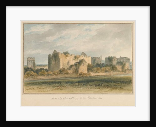 Wales - Pembrokeshire - Llanfey Palace, 1815 by John Buckler
