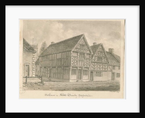 Abbots Bromley Old Houses by John Buckler