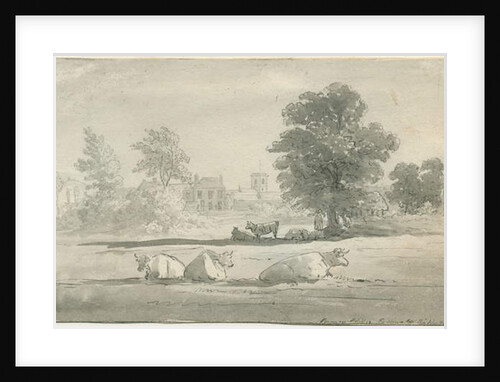 Aldridge - parsonage: pen and wash drawing by John Robert Fernyhough