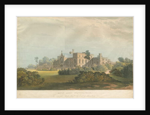 Alton 'Abbey': coloured aquatint engraving , nd [1814-19] by Thomas Allason