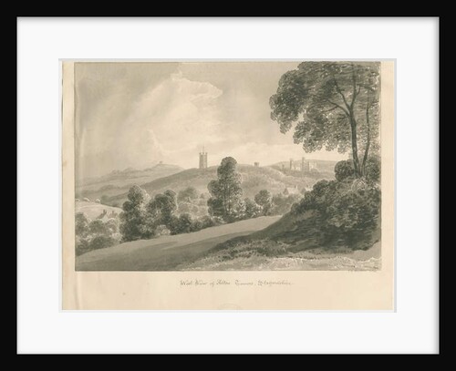 Alton 'Abbey': sepia drawing, 1841 by John Chessell Buckler