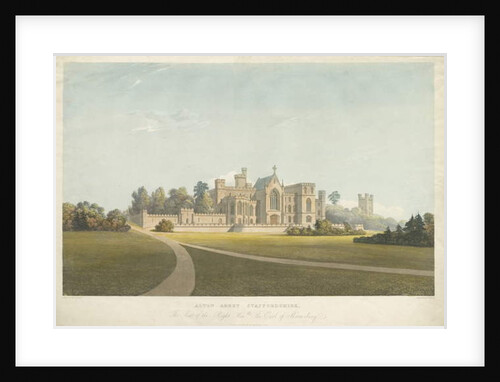 Alton 'Abbey': coloured aquatint engraving, nd [1810s] by Thomas Allason