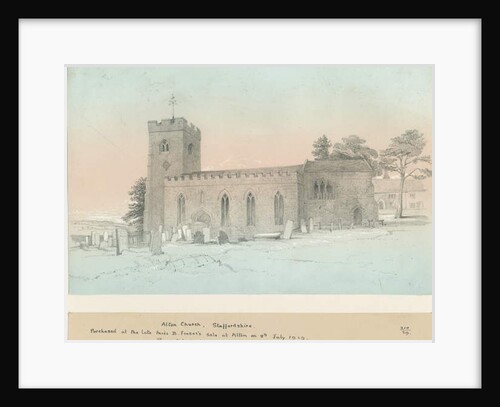 Alton Church: pencil drawing, nd [?19th cent] by Anonymous Anonymous