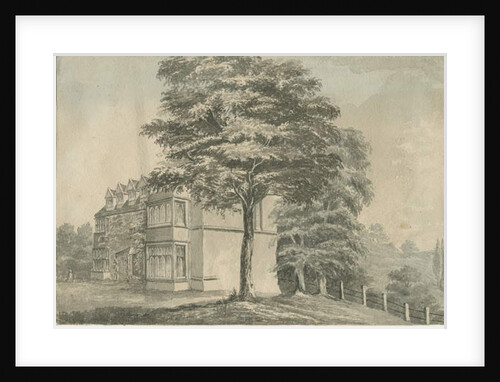 Arley Hall: Indian ink drawing, nd [?late 19th cent] by School English