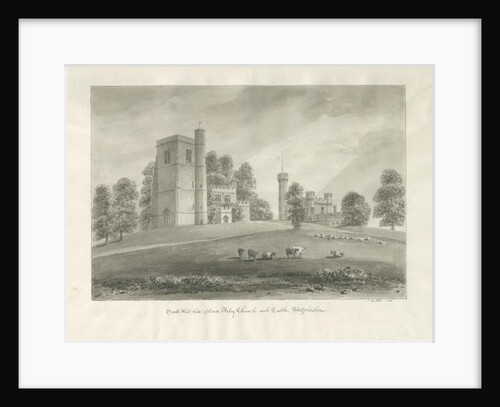 Arley Church and Castle by John Buckler