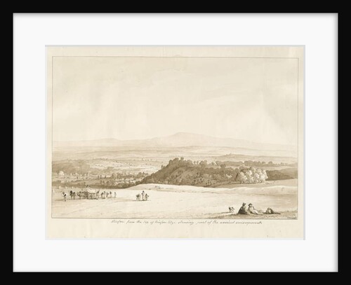 Arley - Kinfare: sepia drawing, 1837 by Thomas Peploe Wood
