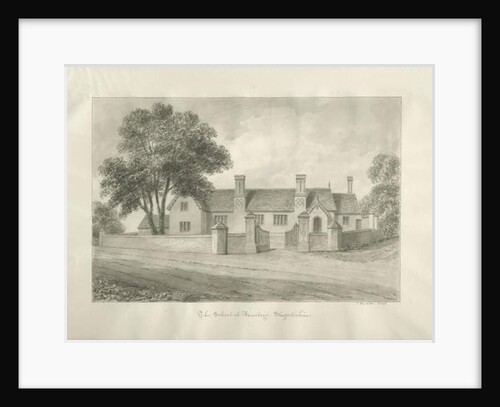 Armitage School: sepia drawing , 1845 by John Buckler