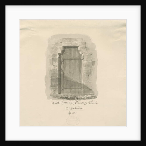 Armitage Church - North Doorway by John Chessell Buckler