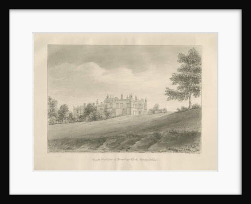 Armitage Park: sepia drawing, 1823 by John Chessell Buckler