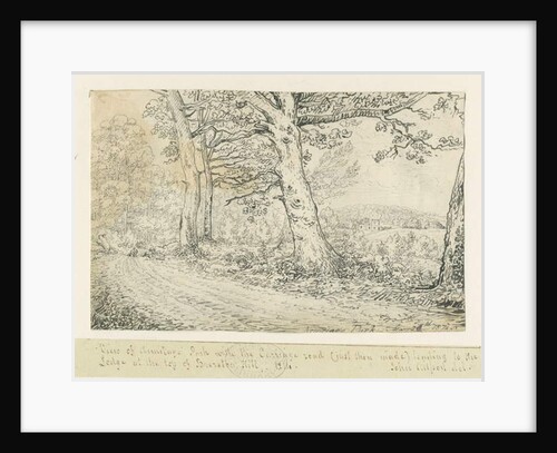 Armitage Park: pen drawing, 1814 by John Allport