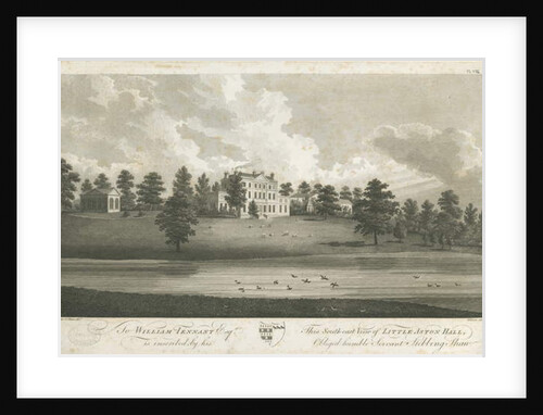 Shenstone - Little Aston Hall: engraving, nd [1762-1798] by Stebbing Shaw