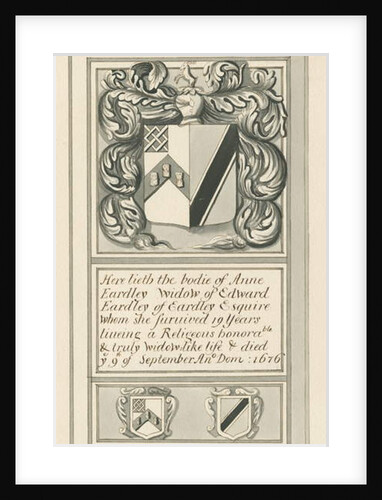 Audley Monuments - 'Anne Eardley' by John Robert Fernyhough