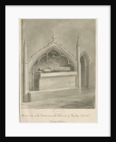 Audley Monuments - 'Edward Vernon' by John Buckler