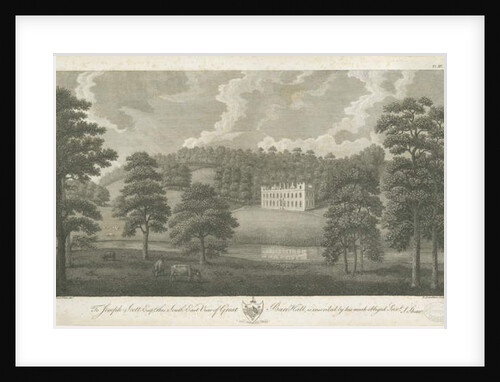 Great Barr Hall: engraving, nd [1762-1802] by Stebbing Shaw