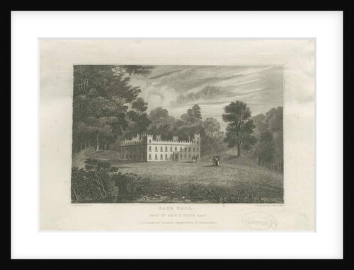 [Great] Barr Hall: engraving, nd [mid 19th cent] by Frederick Calvert