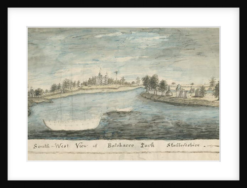 Batchacre Park: tinted drawing, nd [?19th cent] by Stebbing Shaw
