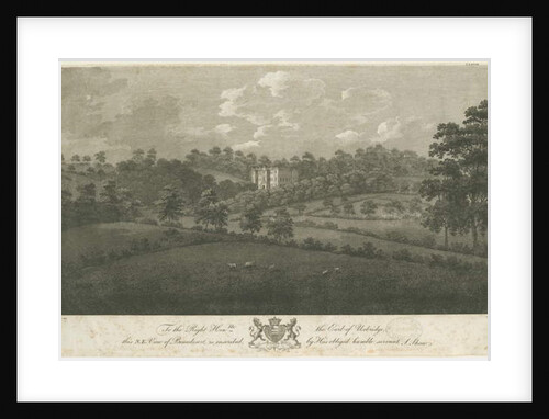 Beaudesert Hall and Park: steel engraving, nd [1762-1802] by Stebbing Shaw