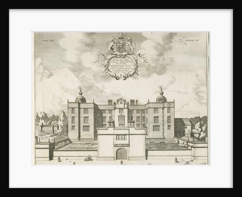 Beaudesert Hall and Park: copper plate engraving, nd [1653-1686] by Michael Burghers