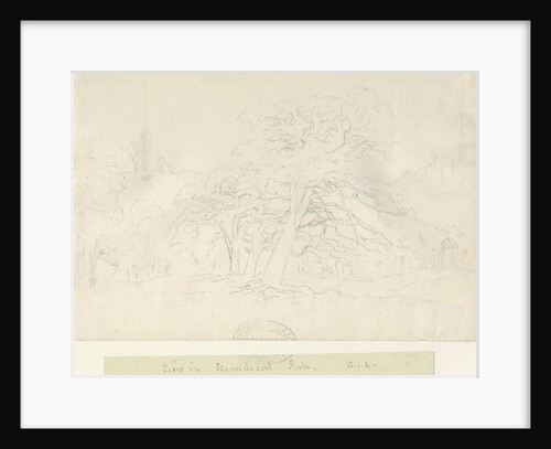 Beaudesert Park: pencil drawing, nd [1788-1855] by Henry Curzon Allport