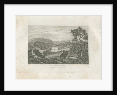 Colton - Bellamour House: engraving, nd [c 1830] by Frederick Calvert
