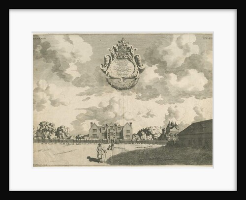 Bentley Hall: copper-plate engraving, nd [1653 - 1686] by Michael Burghers