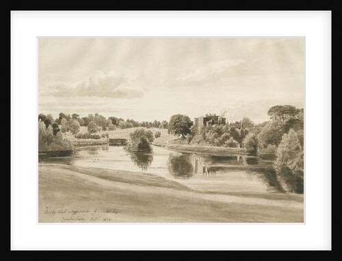 Betley Hall by Cornelius Varley