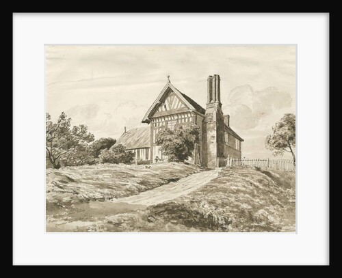 Betley - Farmhouse by Cornelius Varley