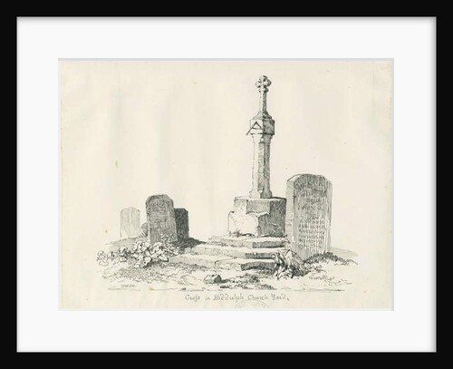 Cross in Biddulph Churchyard by Thomas Peploe Wood