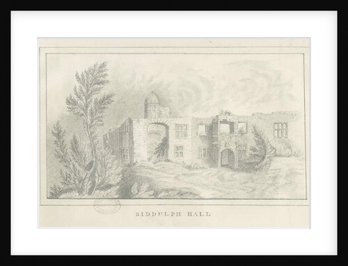 Biddulph Hall : pencil drawing, nd [?1830s] by School English