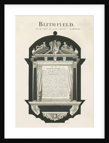 Tablet in Blithfield Church - Sir Hervey Bagot, Bart. by John Robert Fernyhough