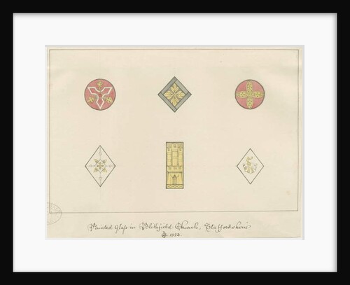 Blithfield Church - painted glass by John Buckler