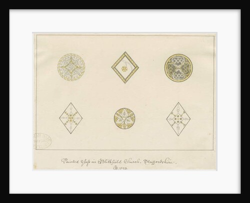 Blithfield Church - painted glass by John Buckler