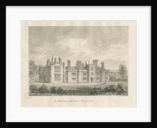 Blithfield Hall by John Buckler