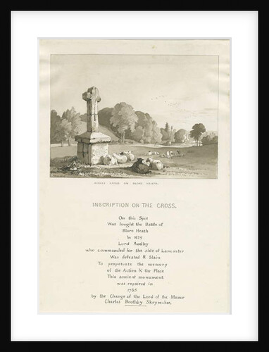 Drayton-in-Hales - 'Audley Cross on Blore Heath' by Thomas Peploe Wood