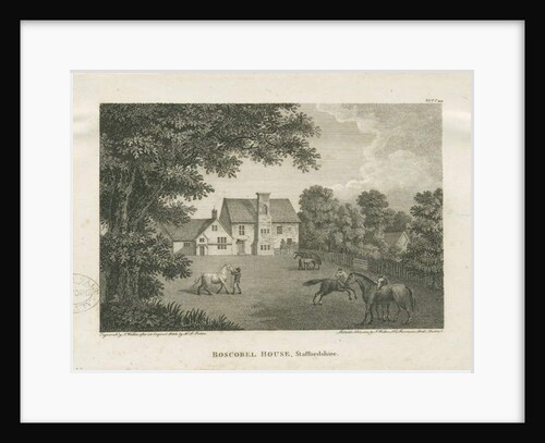 Boscobel House: engraving, 1 Nov 1800 by David Parkes