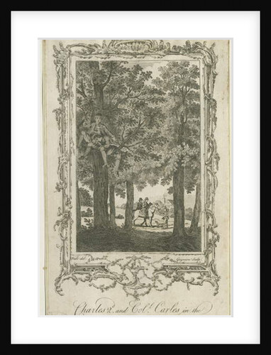 Boscobel - The Royal Oak : engraving, nd [?19th cent] by Charles Grignion