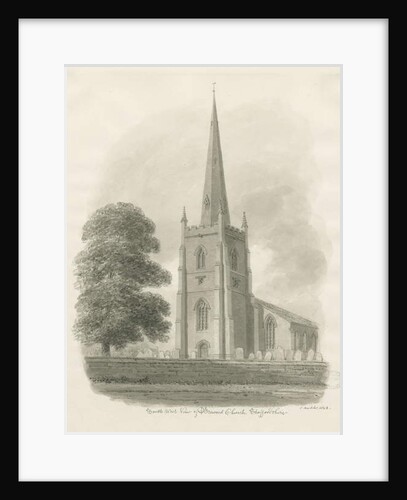 Brewood Church by John Buckler