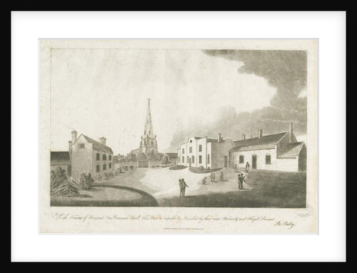 Brewood Grammar School: aquatint engraving, 30 Jan 1799 by School English